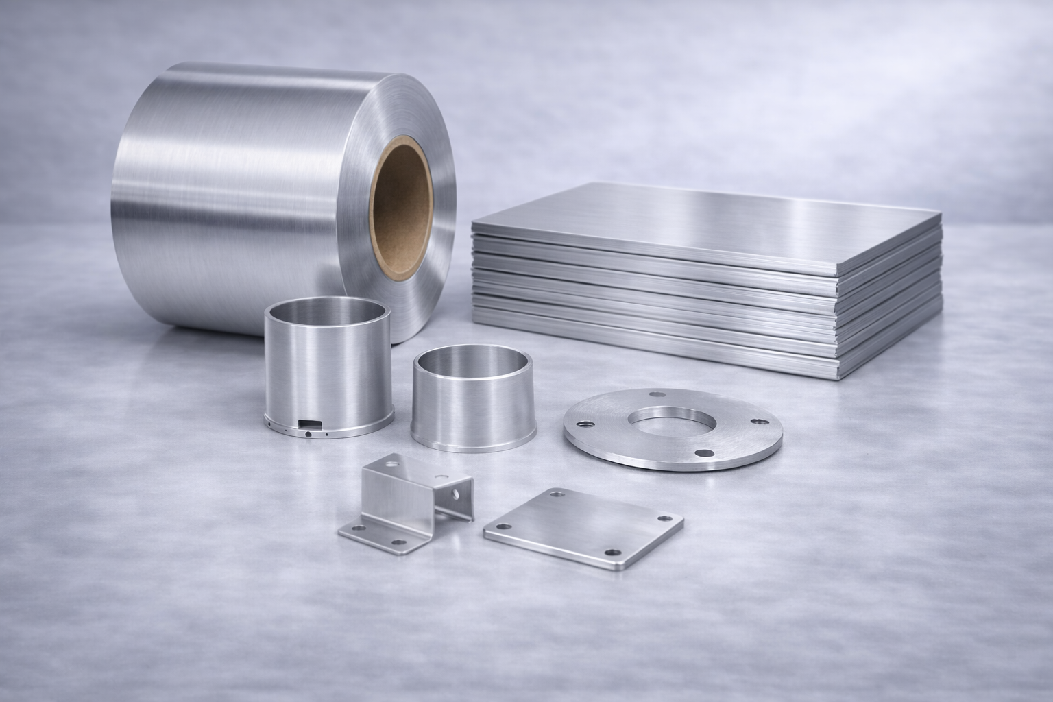 1100 aluminum coil and sheet for deep drawing and stamping, used for thin-walled housings, stamped cover plates, and formed brackets