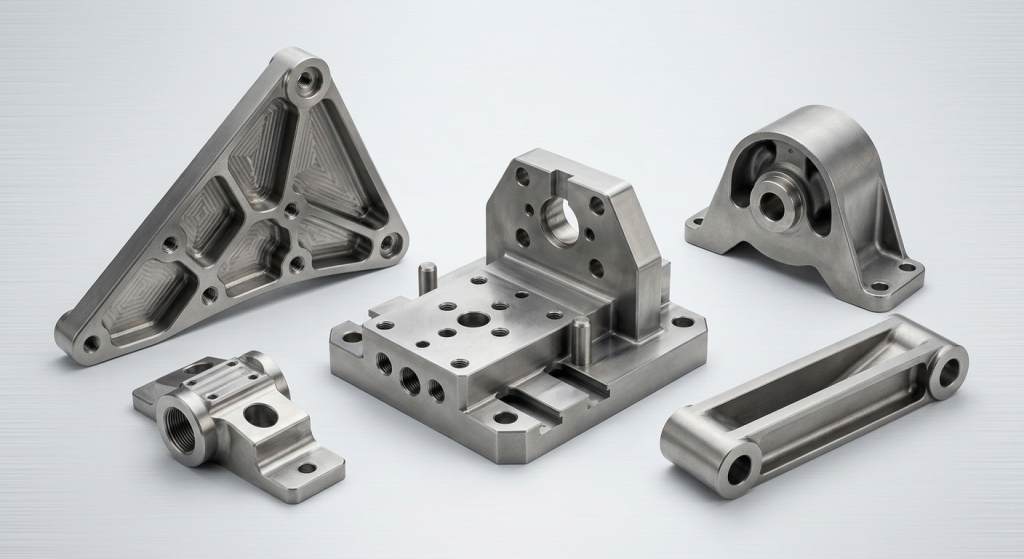 High-strength CNC machined 17-4PH stainless steel structural and support components