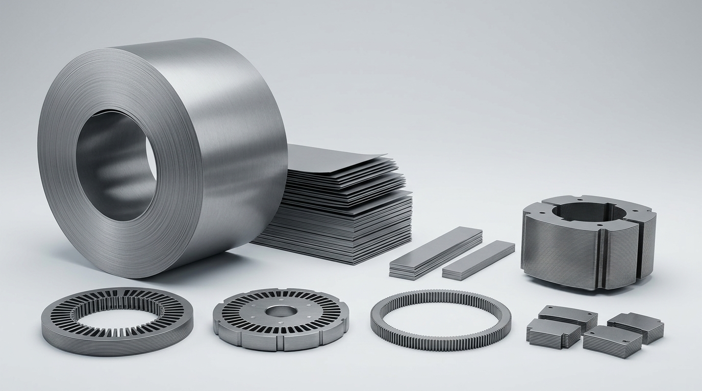 20CS1500HF silicon steel coil with precision stamped laminations for high-speed motor cores