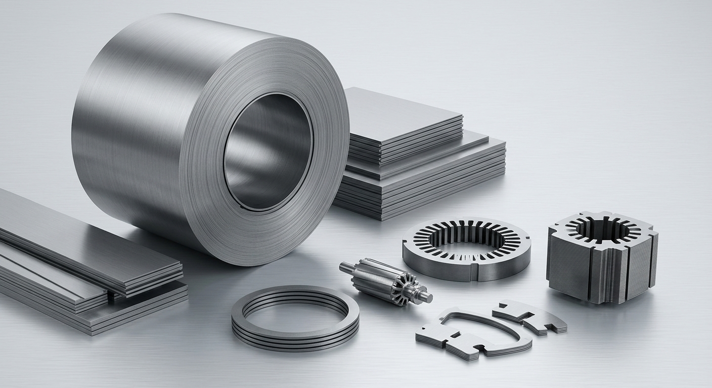50W470 silicon steel coil with stamped stator and rotor laminations for general-purpose motor cores
