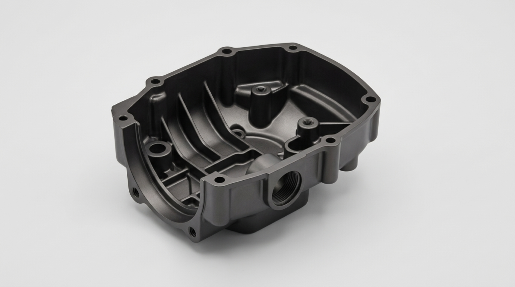 Zinc die casting part with anodized finish for corrosion resistance and aesthetics