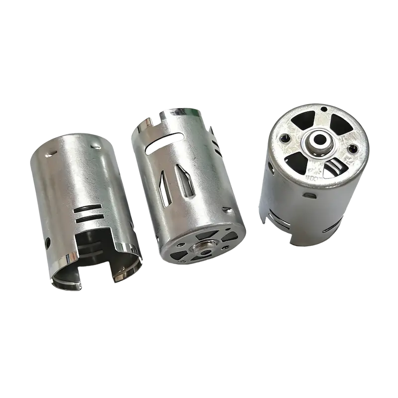 Deep drawn stainless steel oxygen sensor shell and fuel system components for automotive applications.