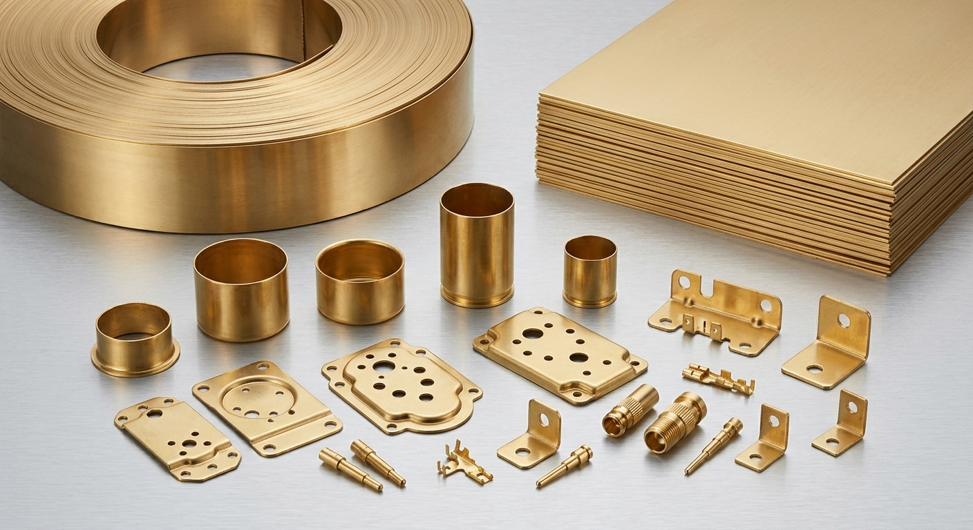 C2600 H70 cartridge brass coil, sheets, deep drawn shells, connector parts, cover plates, and precision stamping components