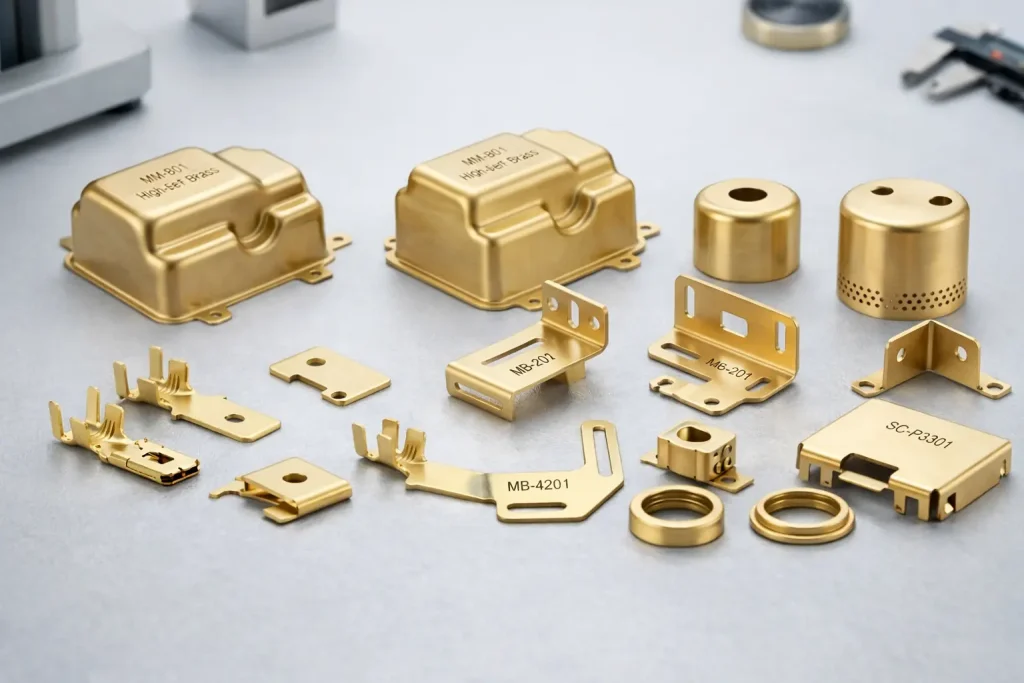 Custom brass and copper stamping parts for high-performance micro motor components