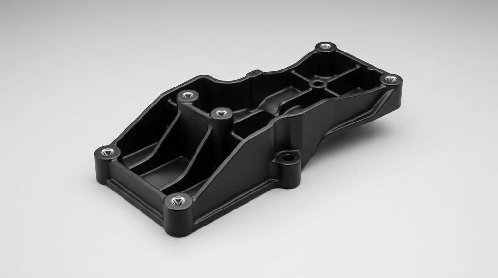 Zinc die casting part with e-coating (electrophoretic painting) finish for protection and aesthetics