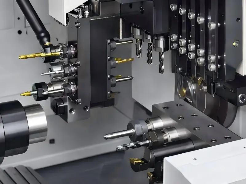 Japanese imported Swiss-type CNC lathe for small precision metal parts