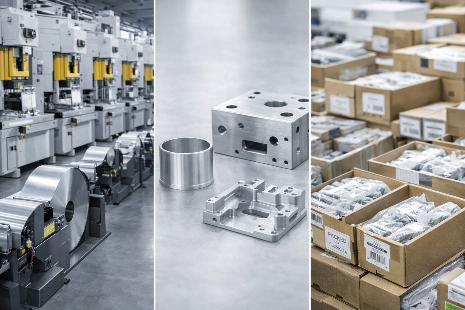 One-stop precision supply chain combining stamping, CNC machining, and die casting for integrated aluminum components