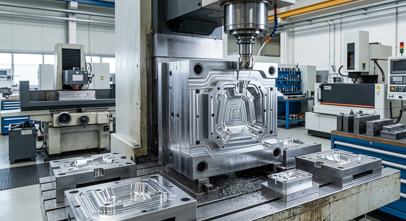 Precision machining of tooling components for aluminum alloy die casting mold manufacturing