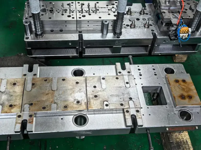 progressive die tooling setup for industrial metal stamping