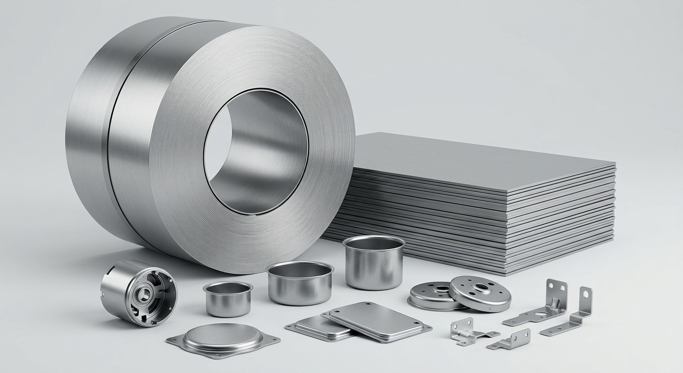 SPCE deep drawing cold rolled steel coil, sheets, and deep drawn metal parts for motor housings and precision shells