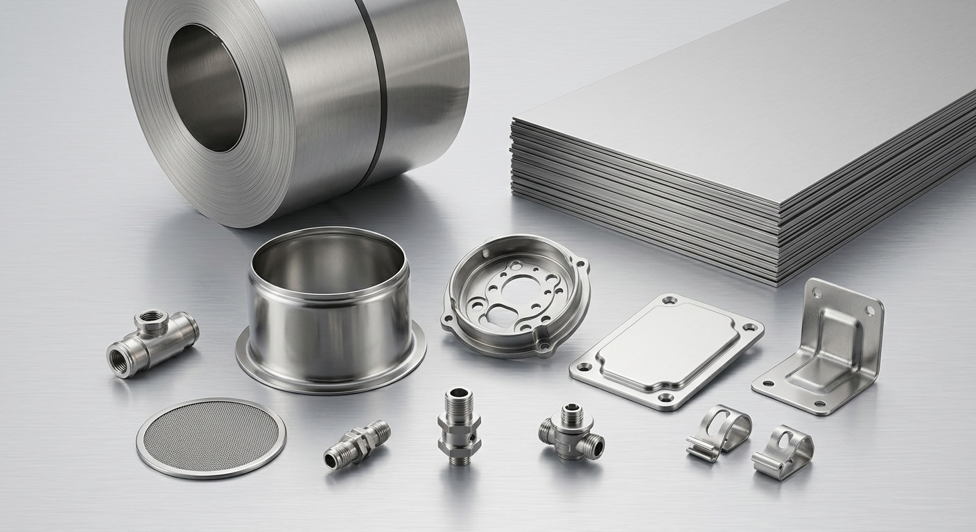 SUS316L stainless steel coil, sheets, deep drawn shell, housing, cover plate, bracket, and corrosion-resistant stamping parts