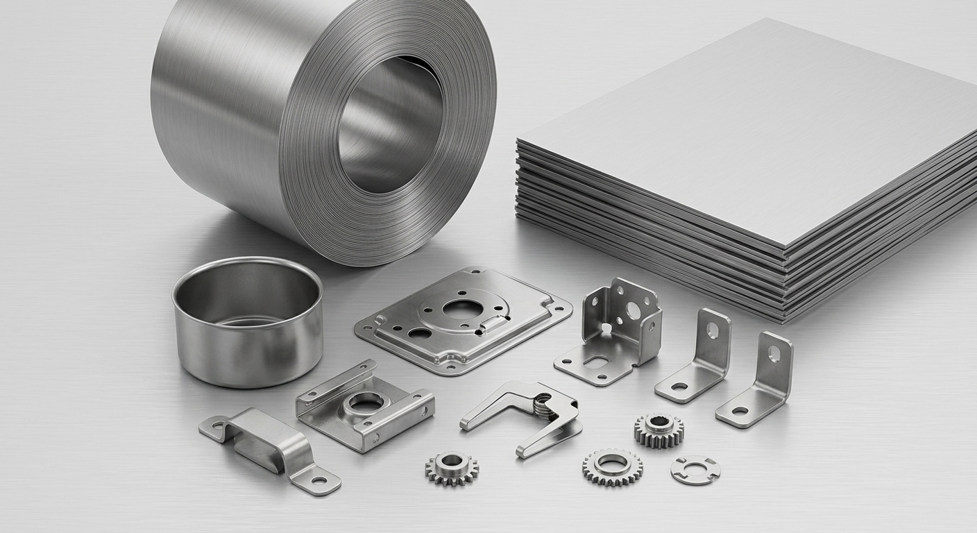 SUS410 stainless steel coil, sheets, deep drawn shell, cover plate, bracket, clip, and functional stamping parts