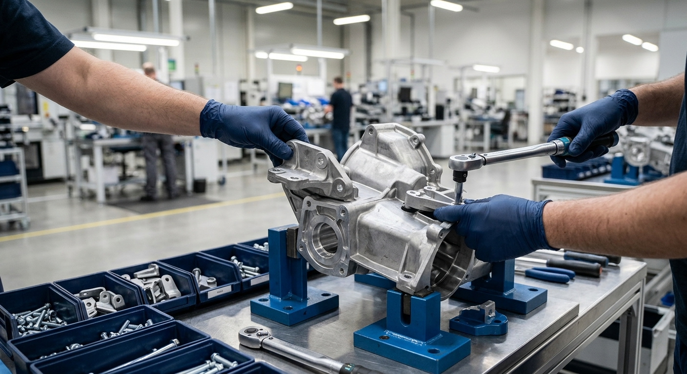 Assembly service for custom high pressure die cast components