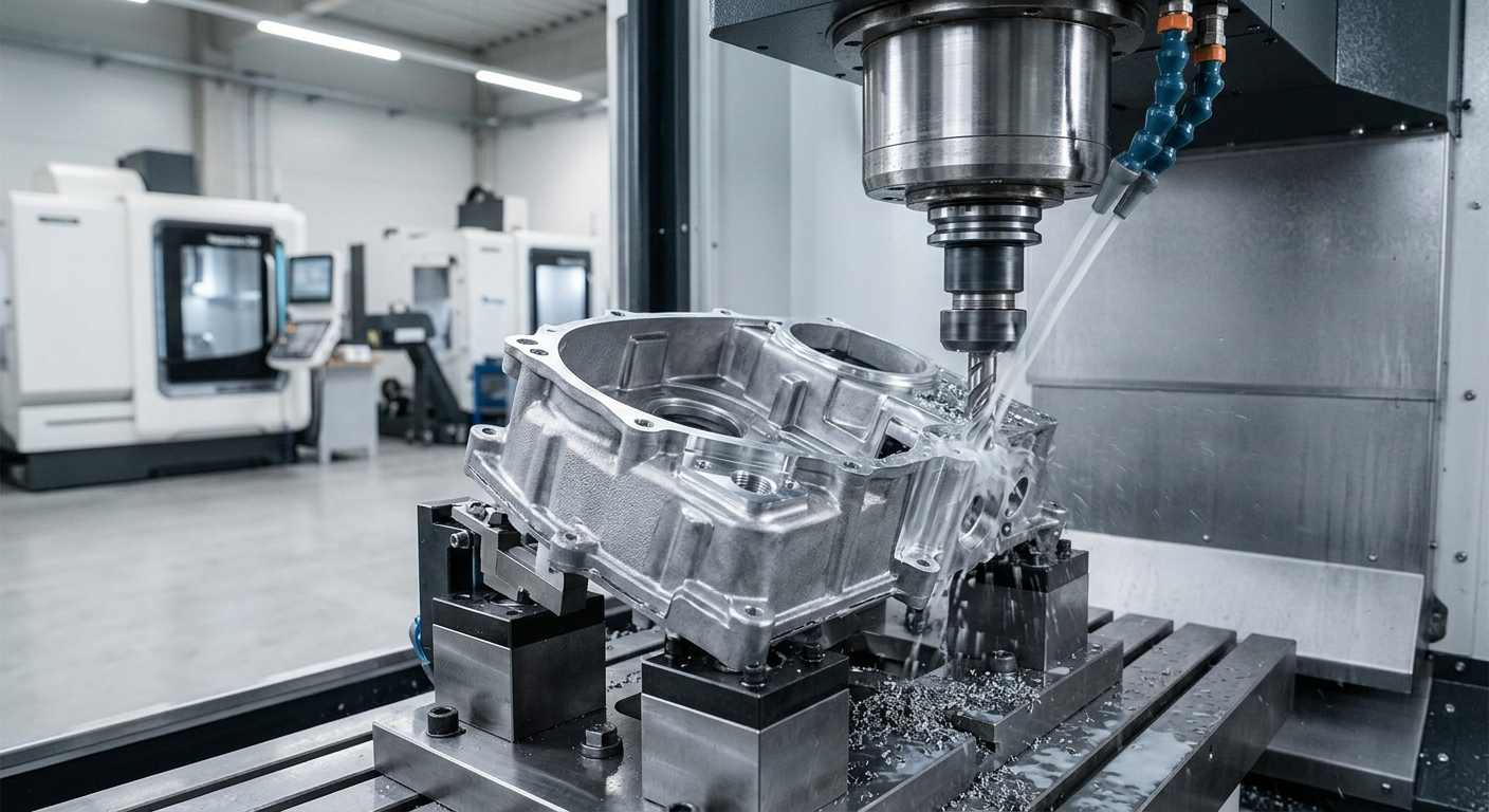 CNC machining service for high pressure die cast components