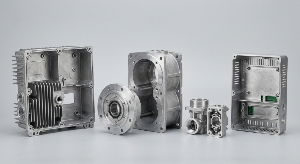 Renewable energy low pressure die casting aluminum housings for solar inverter wind turbine and smart grid applications